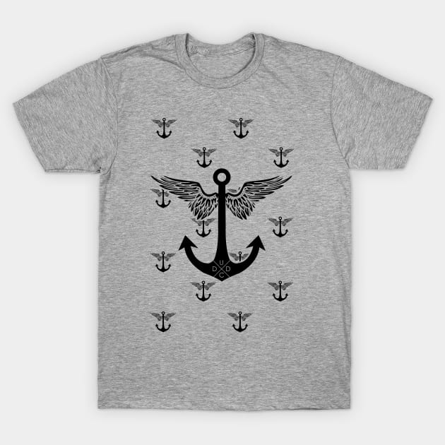 Winged Anchor Invasion T-Shirt by Dead Until Dark Clothing